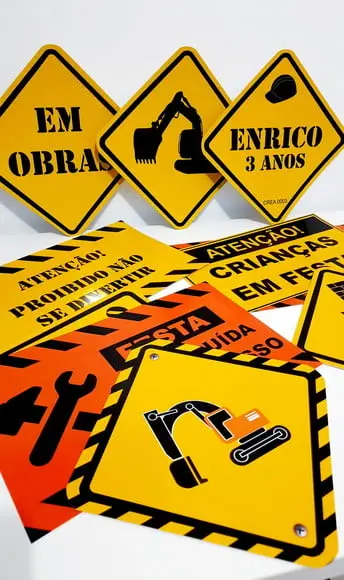 Placas Decorativas - Construção