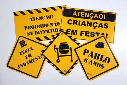 Placas Decorativas - Construção