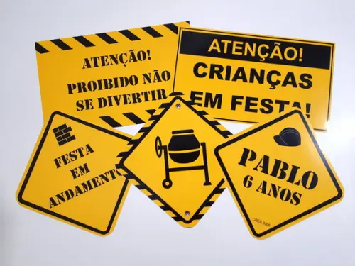 Placas Decorativas - Construção