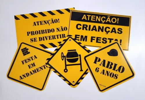 Placas Decorativas - Construção