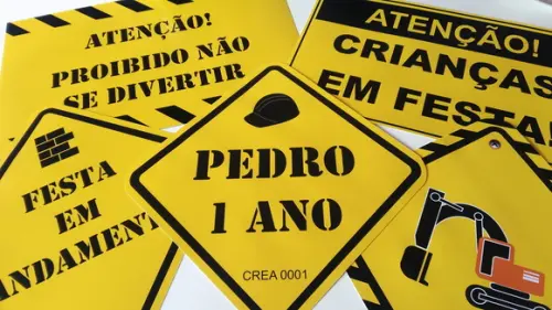 Placas Decorativas - Construção