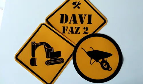 Placas Decorativas - Construção