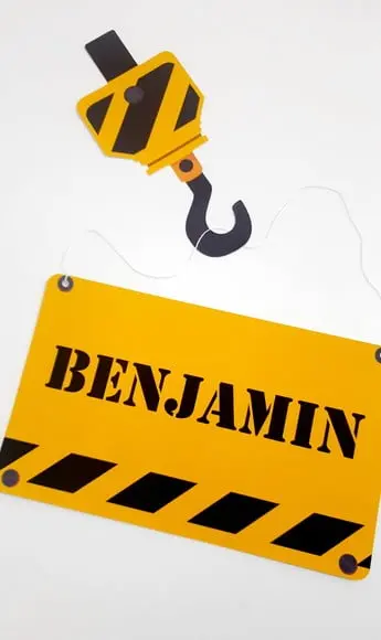 Placas Decorativas - Construção com Gancho