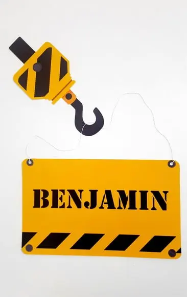 Placas Decorativas - Construção com Gancho