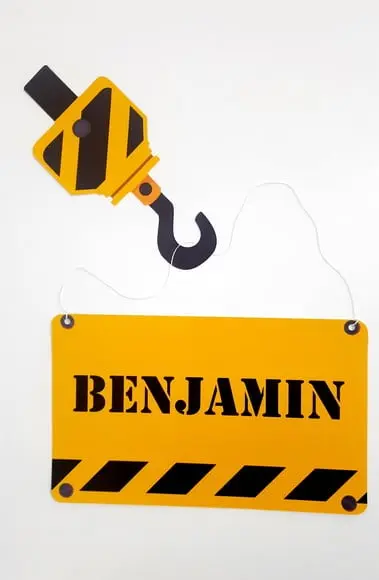 Placas Decorativas - Construção com Gancho
