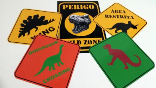 Placas Decorativas - Dinossauro