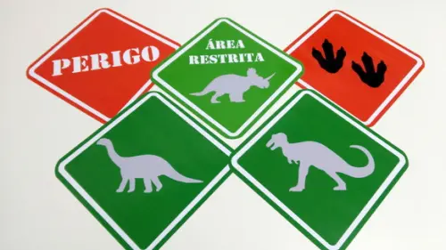 Placas Decorativas - Dinossauro