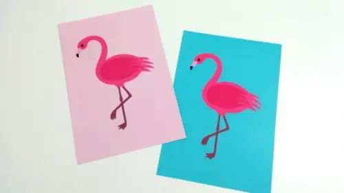 Placas Decorativas - Flamingo