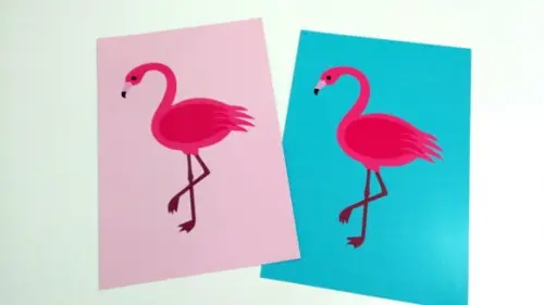 Placas Decorativas - Flamingo