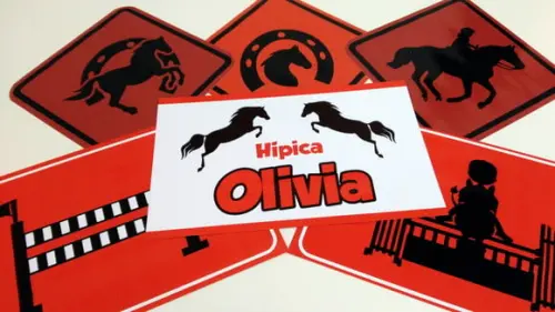 Placas Decorativas - Hípica
