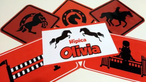 Placas Decorativas - Hípica