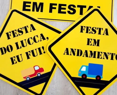 Placas Decorativas - Meios de Transportes