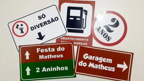 Placas Decorativas - Meios de Transportes