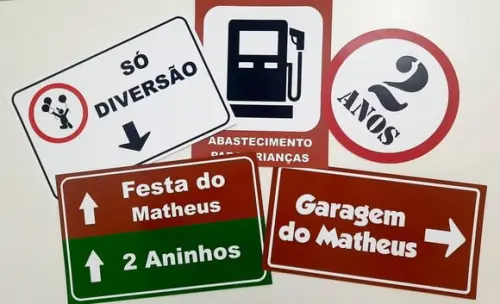 Placas Decorativas - Meios de Transportes