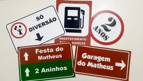 Placas Decorativas - Meios de Transportes