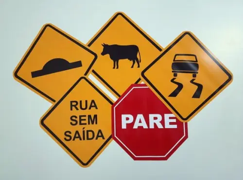 Placas Decorativas - Meios de Transportes