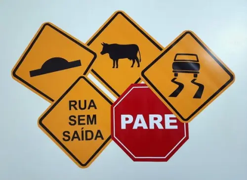 Placas Decorativas - Meios de Transportes