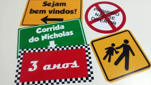 Placas Decorativas - Meios de Transportes