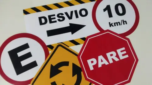 Placas Decorativas - Meios de Transportes