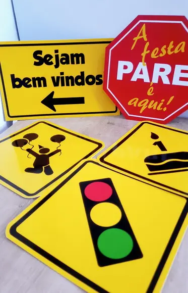 Placas Decorativas - Trânsito