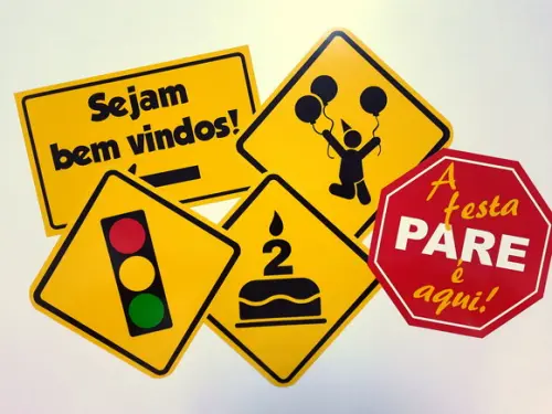 Placas Decorativas - Trânsito