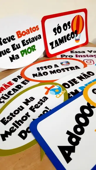 Placas Divertidas - Meios de Transporte