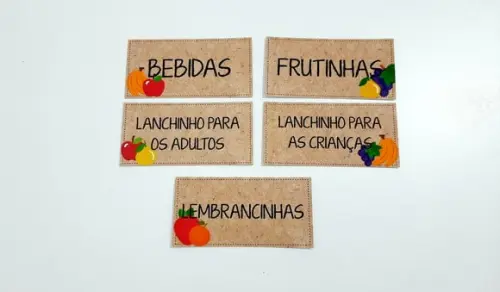 Plaquinhas Feira - Quitandinha