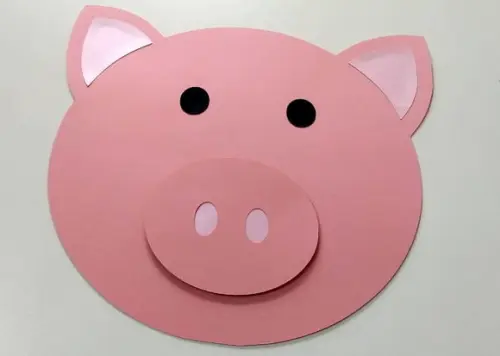 Porquinho 28 cm em Scrap