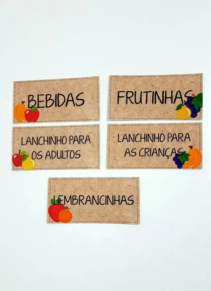 Plaquinhas Feira - Quitandinha