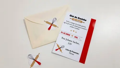 Promoção - Convite Chá de Panela