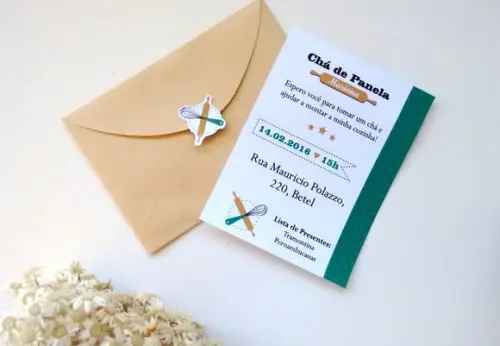 PROMOÇÃO - Convite Chá de Panela