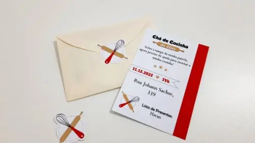 Promoção - Convite Chá de Panela