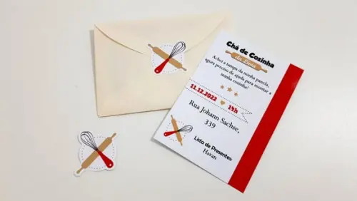 Promoção - Convite Chá de Panela