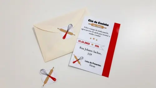 Promoção - Convite Chá de Panela