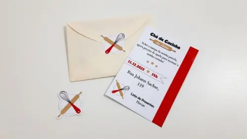 Promoção - Convite Chá de Panela