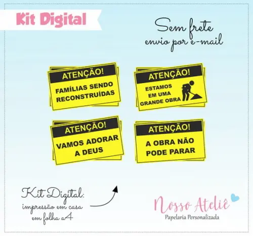 Promoção: Placa Igreja - Kit Digital