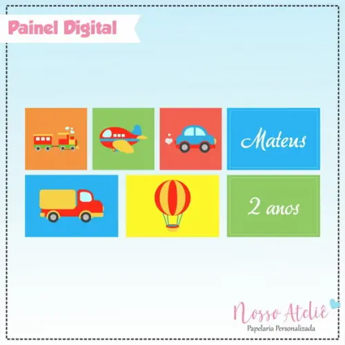 Promoção: Painel Digital - Meios De Transporte