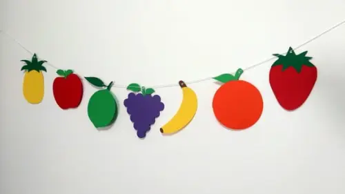Promoção: Varal De Frutas - Quitandinha
