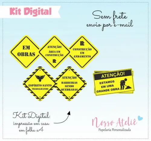 Promoção: Placa Igreja - Kit Digital