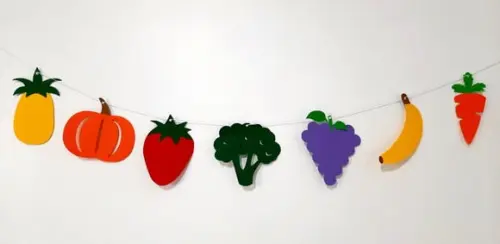 Promoção: Varal de Frutas e Legumes - Quitandinha