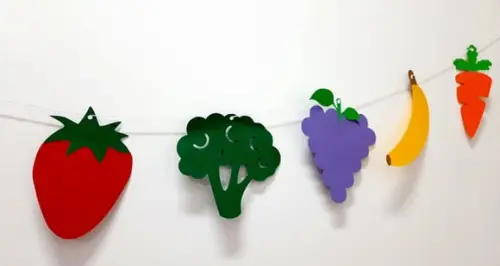 Promoção: Varal de Frutas e Legumes - Quitandinha