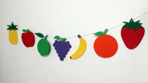 Promoção: Varal De Frutas - Quitandinha