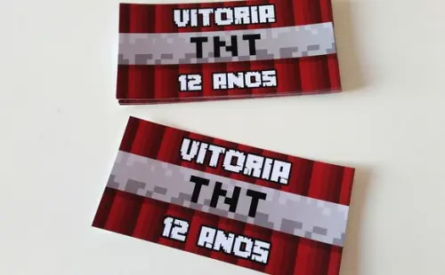 Rótulo Baton Triplo - Bomba