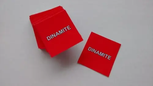 Rótulo Baton Dinamite
