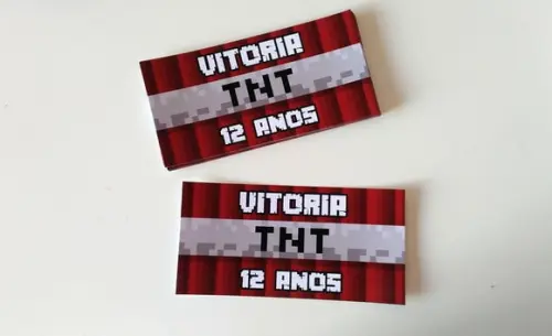 Rótulo Baton Triplo - Bomba