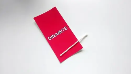 Rótulo Baton Triplo - Dinamite