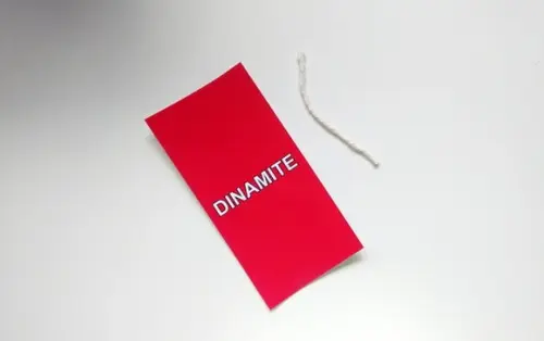 Rótulo Baton Triplo - Dinamite