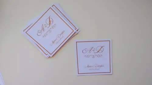 Rótulo para champagne