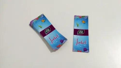 Rótulo Tic Tac - Fundo do Mar
