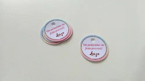 Tag Arco-íris 4 cm